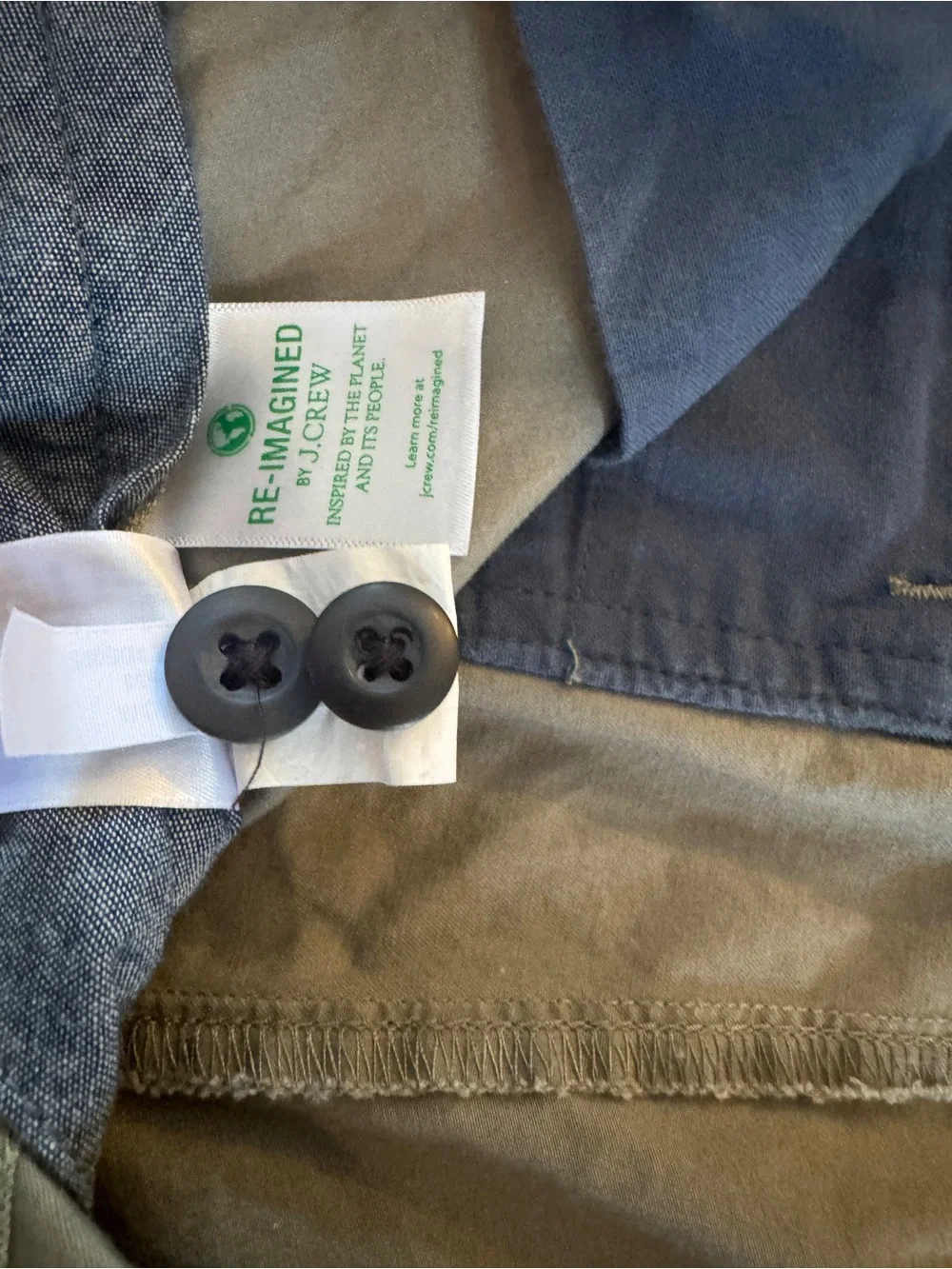 J.Crew 9” Stretch Chino Shorts Men’s 31 Olive Green Cotton Blend